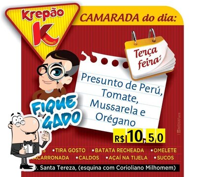 Olhe as informações sobre o Krepão