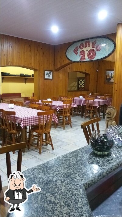 O interior do Pizzaria Ponto 20
