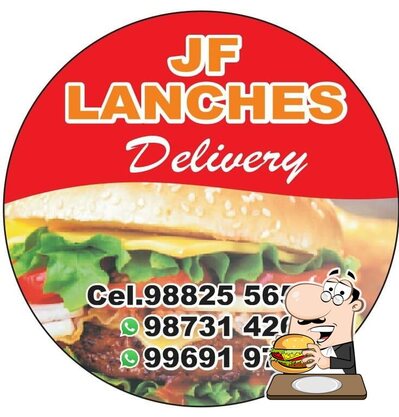 Os hambúrgueres do JF Lanches Delivery irão satisfazer diferentes gostos