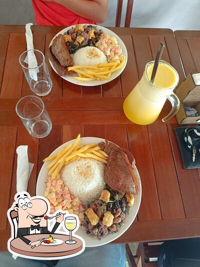 Comida em Pesque Pague do Dunga