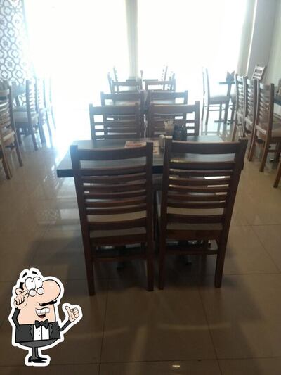 The interior of Foodiez Restaurant
