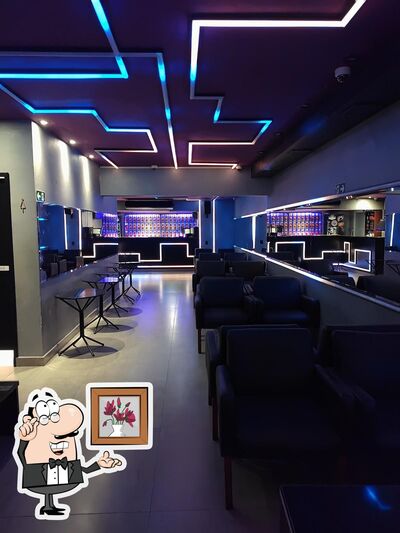 O interior do Burley Lounge