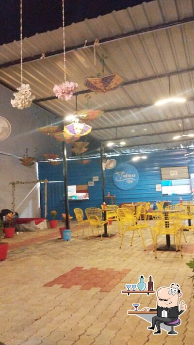 The interior of GAUDHARA CAFE