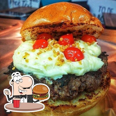 Experimente um hambúrguer no Burger In House