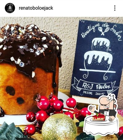 Não esqueça de experimentar uma sobremesa no Boutique do Sabor - R&J Bolos e Buffet