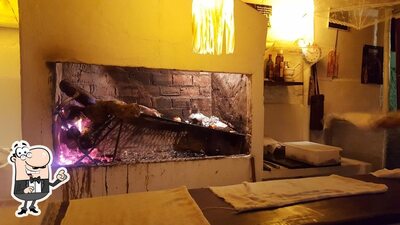 O interior do La Parrilla