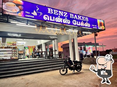 You can get some fresh air at the outside area of BENZ BAKES