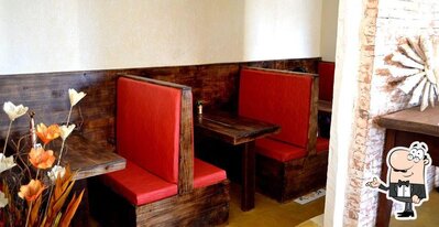 O interior do Divino Café Bistrô