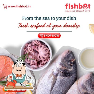 Try out seafood at fishbot