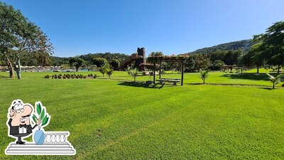 Você pode espairecer no na área externa do Fazenda Piana
