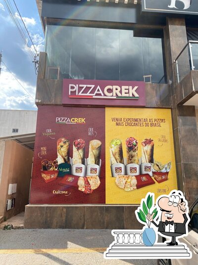 Desfrute da vista da área externa do Pizza Crek Iporá