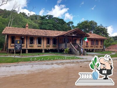 a parte exterior é uma característica importante do Peccato Della Montagna - Restaurante