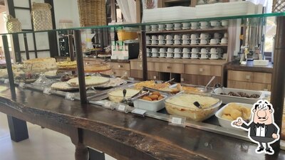 O interior do Café Colonial e Hospedagem Recanto KaffeeHaus