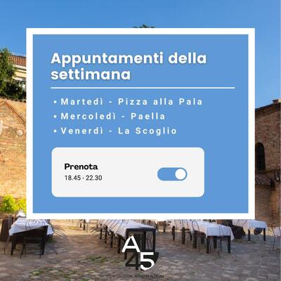 Ecco la pubblicità di Al Quarantacinque