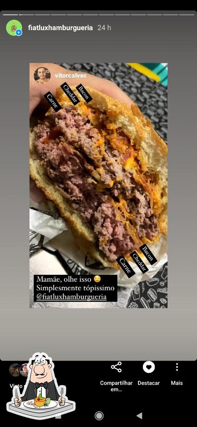 Platos en Fiat Lux Hamburgueria