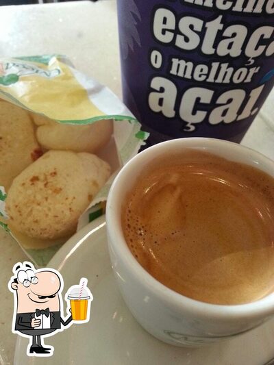 Você pode desfrutar de uma bebida do menu