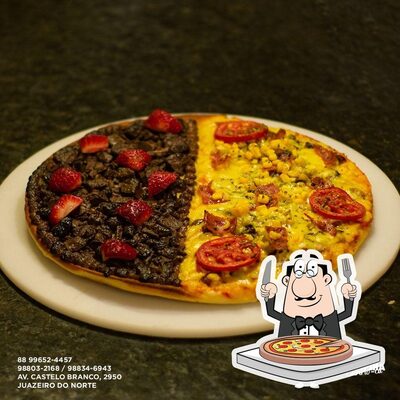 Escolha diferentes tipos de pizza