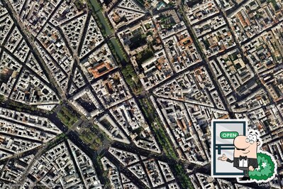 L'extérieur est une importante caractéristique de L'Etage du Gibus