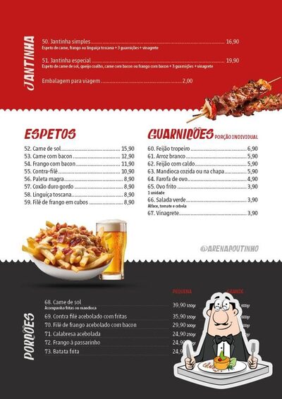 Platos en Arena Coutinho