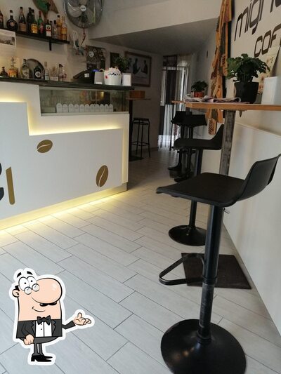 Gli interni di Mignon caffè