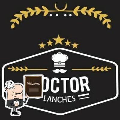A representação gráfica da marca do Doctor Lanches