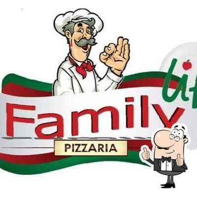 A representação visual da marca do FAMILY LIFE pizzaria