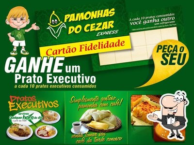 A publicidade apresenta informações sobre o Pamonha Do Cezar
