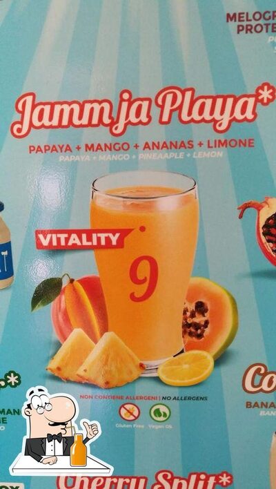 Puoi ordinare un drink dal menu