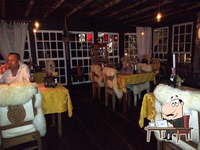 O interior do Recanto do Fondue