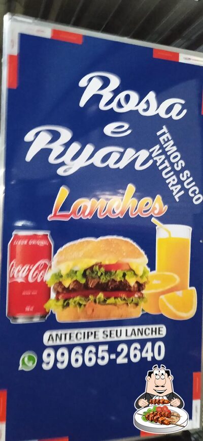 Platos en Rosa e Ryan Lanches