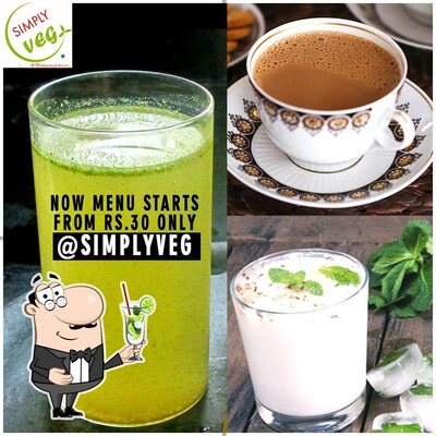 Come and try different beverages offered by Simply Veg Food Court