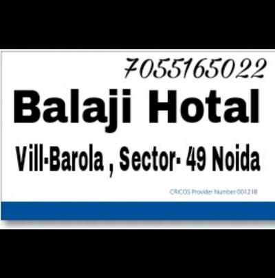 Balaji Hotel has its own graphic representation