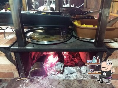 O interior do Restaurante Rancho HB