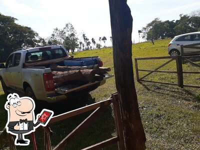 Desfrute da vista da área externa do Restaurante Carroção