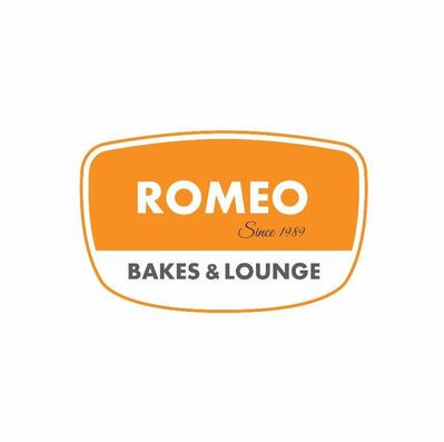 The logo of Romeo Bakes And Lounge Iritti