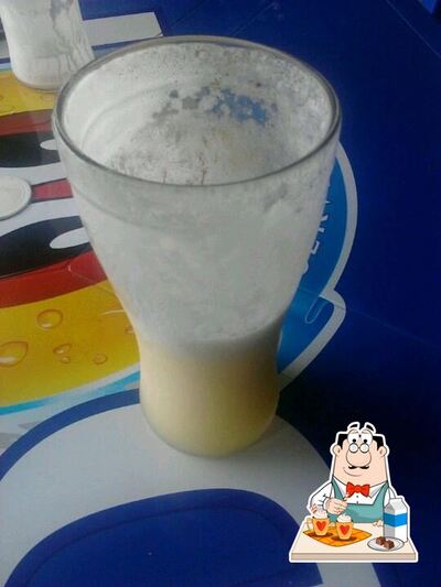 Você pode desfrutar de uma bebida do menu