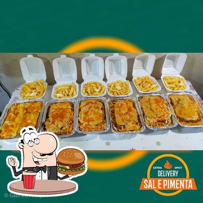 Consiga um hambúrguer no Sal e Pimenta Delivery