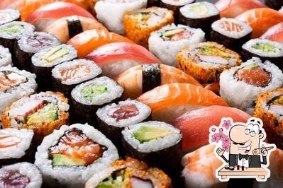 Peça diferentes opções de sushi