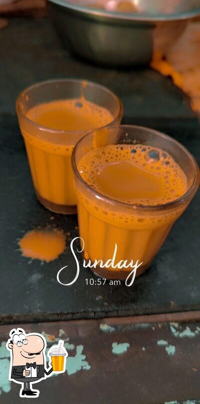 You can enjoy a drink from the menu