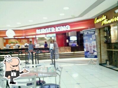 O interior do Burger King