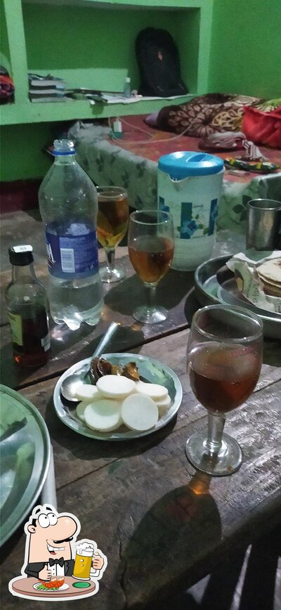Enjoy a glass of light or dark beer