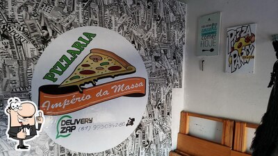 A representação visual da marca do Império da Massa