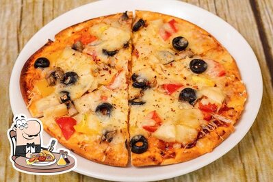 Try out pizza at Food Box