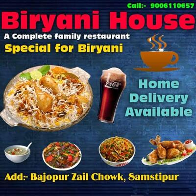 Here’s the advertisement of Biryani House