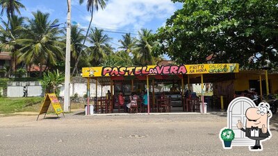 Descubra a área externa do Pastel Da Vera