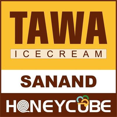 The advertisement shows information about Tawa IceCream