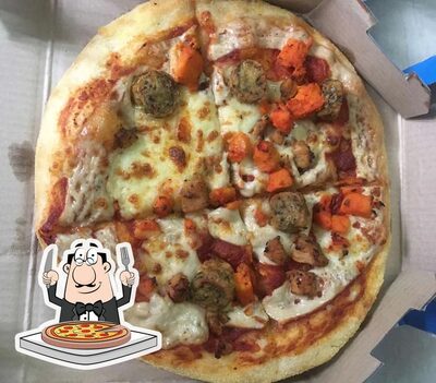 At Domino's Pizza, you can taste pizza