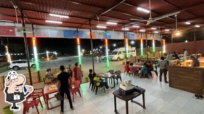 The interior of Gadhadhari Family Dhaba