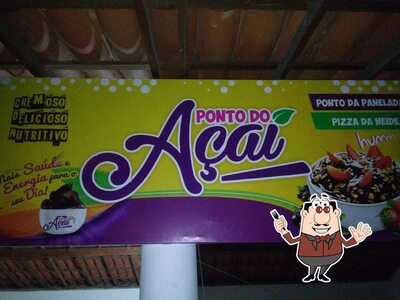 Comida em Pizzaria E Ponto Do Açai
