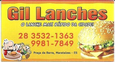 Peça um hambúrguer no Gil Lanches